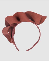 Max Alexander - Felt Rust Spiral Fascinator