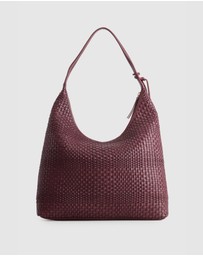 Evity - Nina Leather Weave Hobo Bag