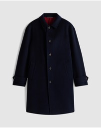 Tommy Hilfiger - Smart Casual Relaxed Coat With Cashmere