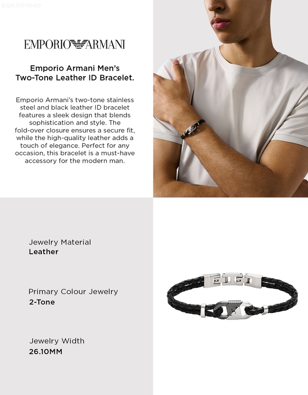 Emporio Armani - Two Tone Bracelet