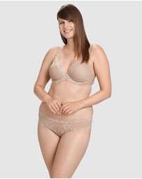Natori - Feathers Lightly Padded Wired Plunge Bra