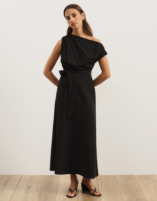 Atmos&Here - Jayde Off Shoulder Midi Dress