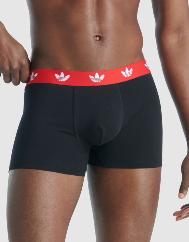 adidas Originals - 3 Pack Comfort Flex Cotton Trunk Underwear