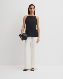 Country Road - Organically Grown Linen Longline Cami