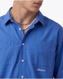 Zanerobe - Business LS Shirt Chalk Blue