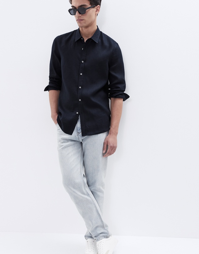 UNISON - Linen Regular Fit Shirt
