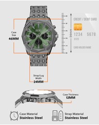 Diesel - Stinger Gunmetal Chronograph Watch