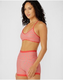 Lorna Jane - Coucou Gingham Sports Bra