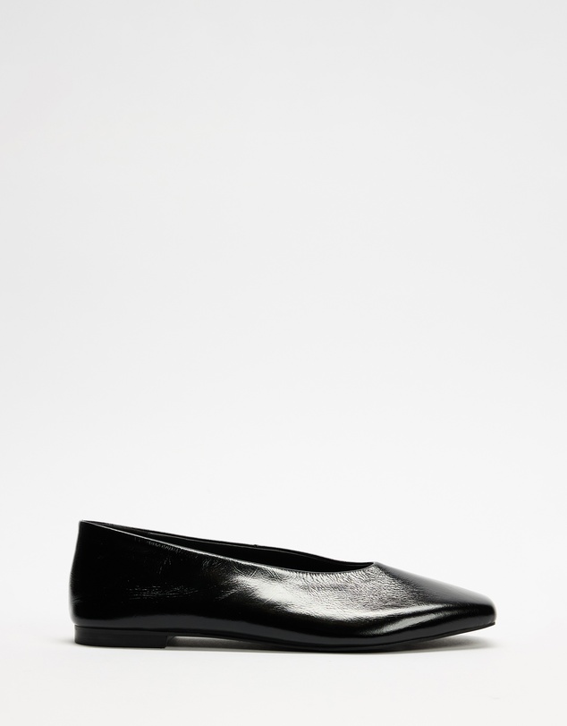 AERE - Lani Leather Ballet Flats