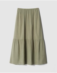 & Other Stories - Tiered Midi Skirt
