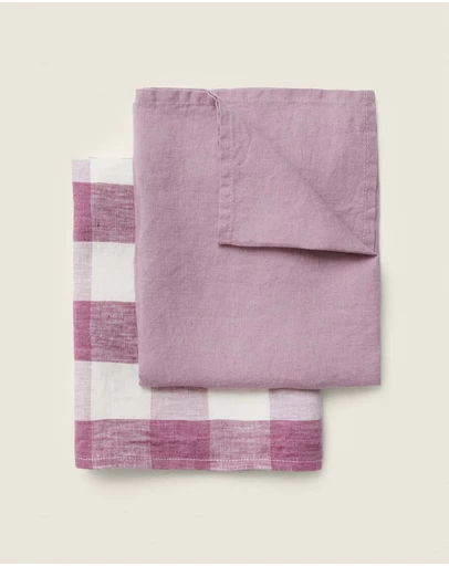 Carlotta + Gee - 100% Linen Tea Towel Set