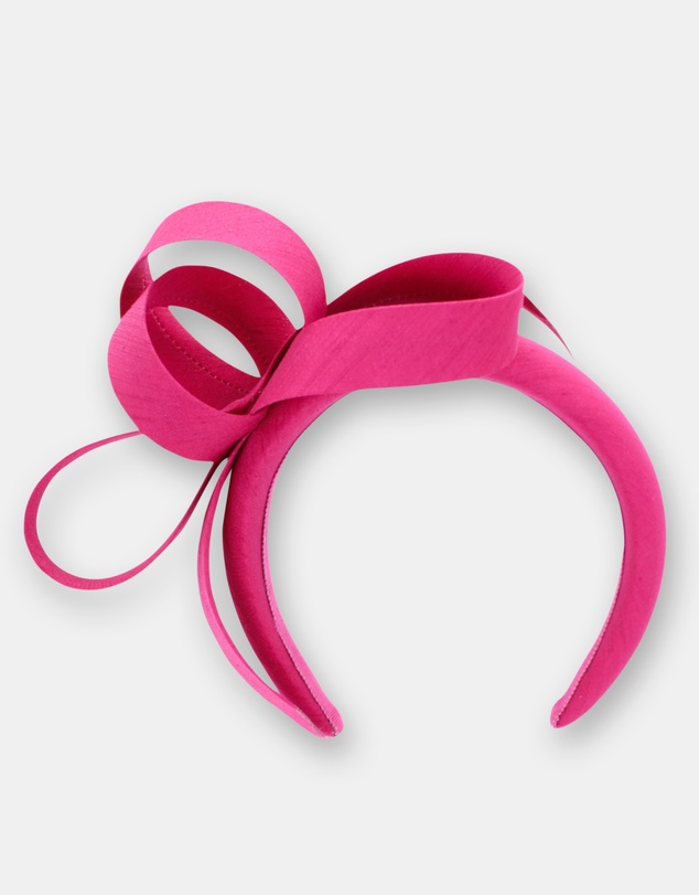 Morgan & Taylor - Mel Fascinator in Hot Pink