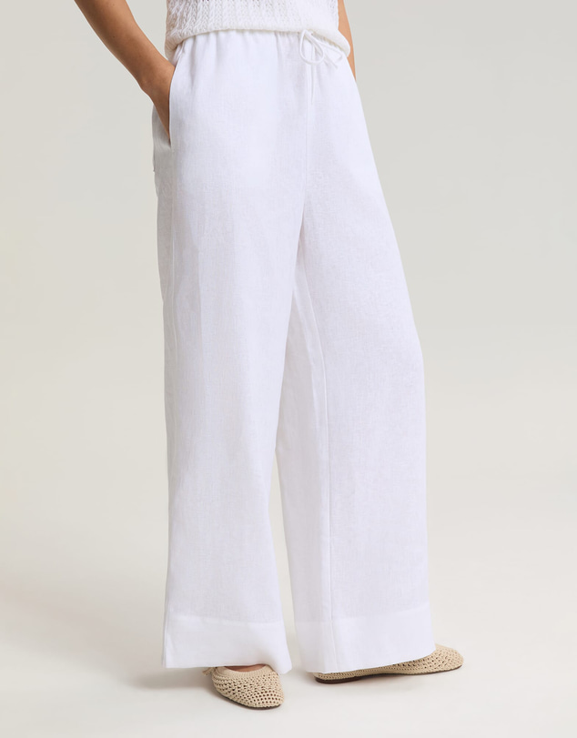 Sportscraft - Ariana Wide Leg Linen Pant