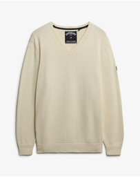 Superdry - Oversized V Neck Jumper