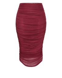 City Chic - Isabell Ruched Midi Skirt