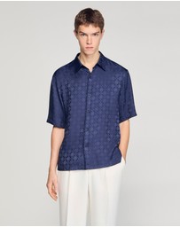 Sandro - Jacquard Cross Mc Shirt