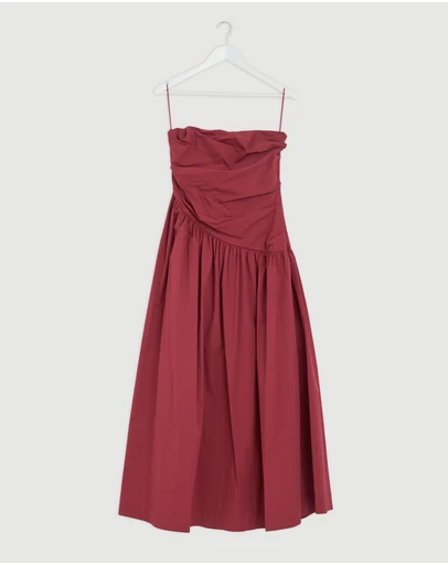 Revibe - Repaired AERE Kiera Strapless Midi Dress - AU 14