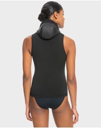 Roxy - Womens 2mm Swell Series Hooded Wetsuit Vest