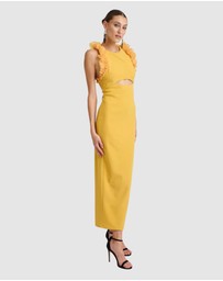 Romance by Honey and Beau - Trevia Frill Midi Dress