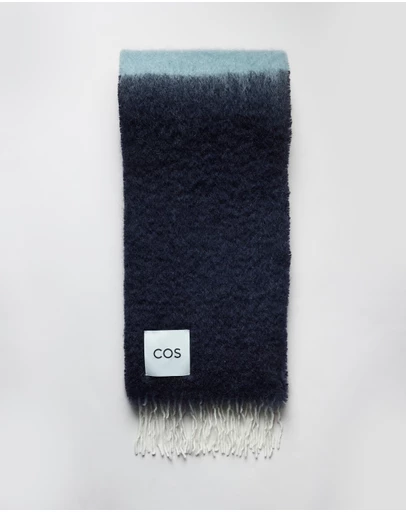 COS - Fringed Mohair Scarf
