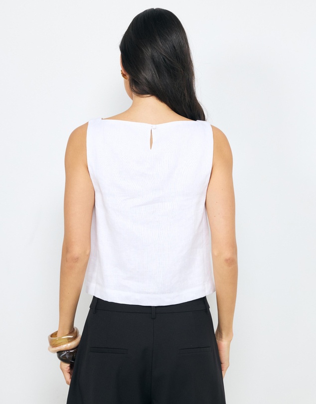 AERE - Thea Linen Tank Top