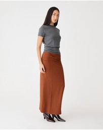 Forcast - Dasha Ruched Bamboo Skirt