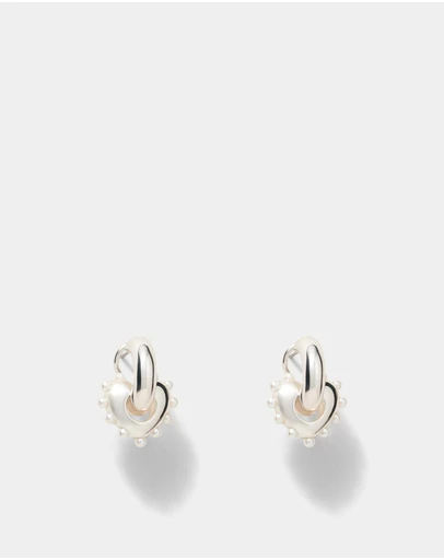 MIMCO - Adore Heart Hoop Earrings