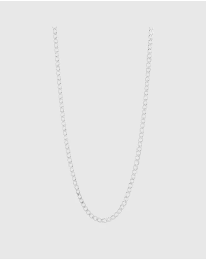 Najo - Marchioness Silver Chain Necklace (45cm+ext)