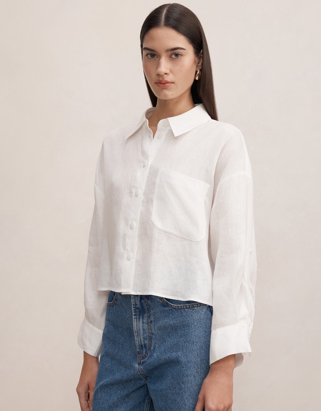 Forever New - Bowie Cropped Shirt