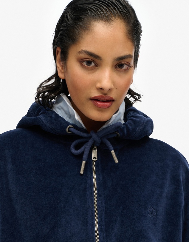 Superdry - Velour Ziphood