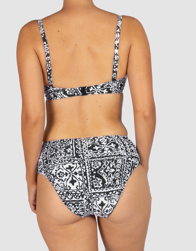 Baku Swimwear - Havana Ruched Side Mid Bikini Bottom