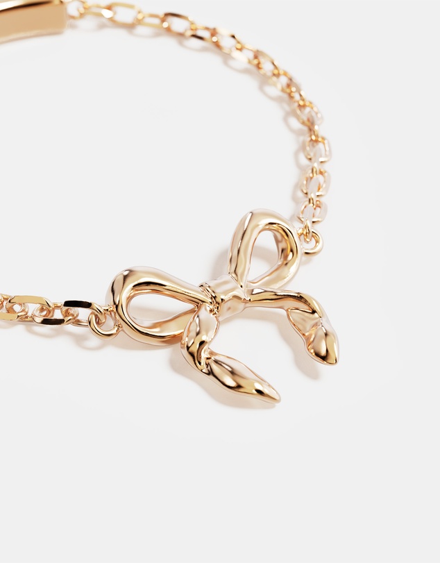 By Charlotte - Forever More Chain Bow Ring
