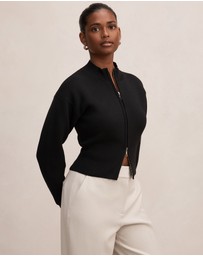 Forever New Petite - Hanna Petite Zip Knitted Jacket