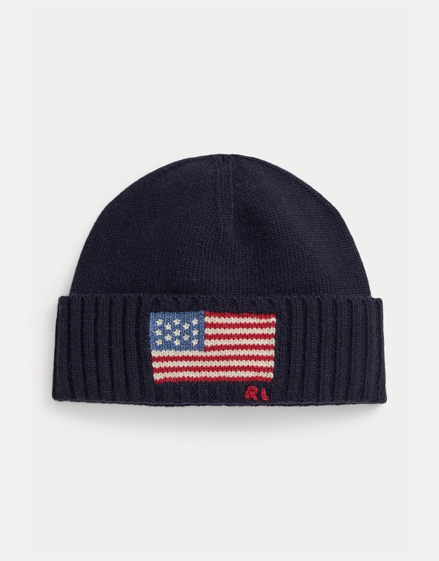 Polo Ralph Lauren - Flag-Intarsia Wool-Blend Beanie