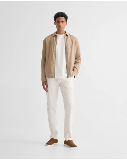 Oxford - Adem Linen Zip Bomber