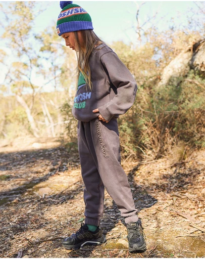Skwosh - Kids Track Pant in Carbon