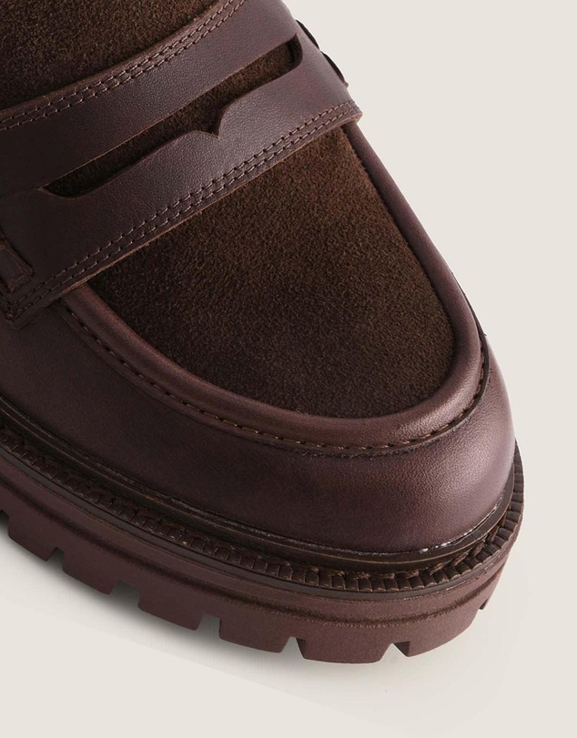 Shelly Shen - Ellison Loafers Brown Leather/Suede