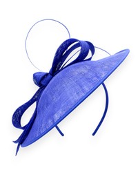 Morgan & Taylor - Haisley Fascinator in Cobalt Blue