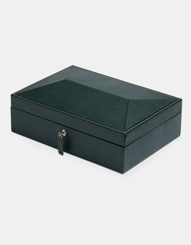 Wolf - Wolf British Racing Green 8 Piece Watch Box