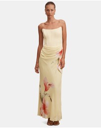 Forever New - Isra Printed Strapless Maxi Dress