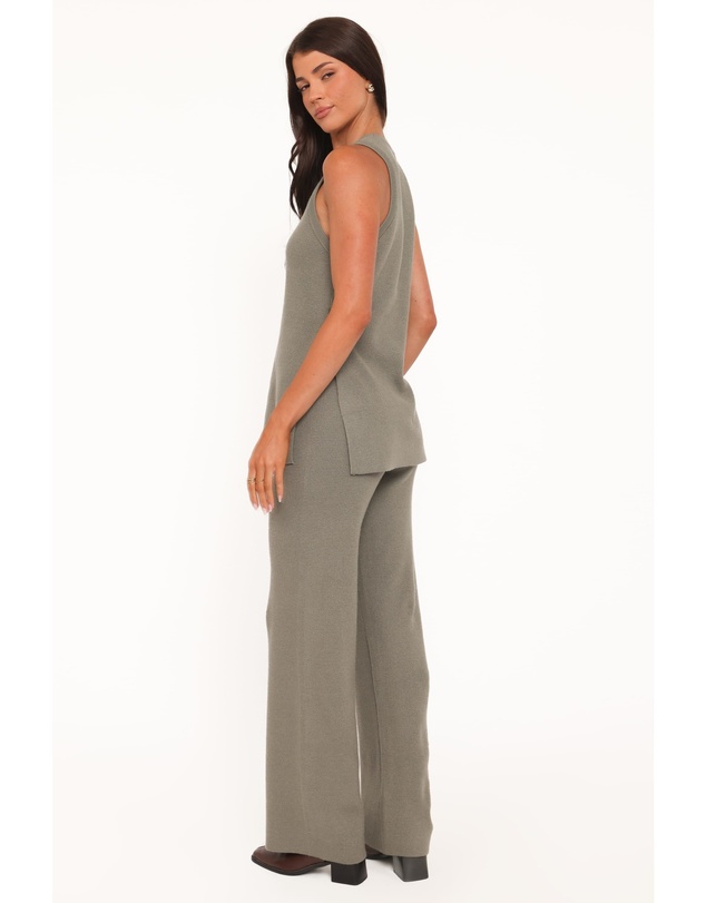 Petal & Pup - Ellory Knitted Pant Set - Olive