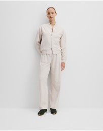 Country Road - Australian Good Earth Cotton Zip Bomber Sweat