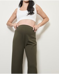 Soon Maternity - Pull-On Wide Leg Pants