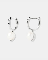PDPAOLA - La Perla Mini Silver Hoops