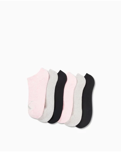 Calvin Klein - Womens Monogram Cushion Low Cut Socks