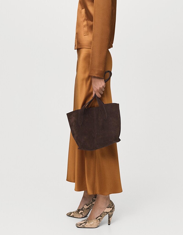 M.N.G - Midi Satin Skirt