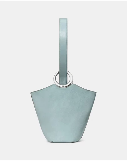 Kate Spade - Halo Fine Grain Leather And Suede Mini Bucket Bag