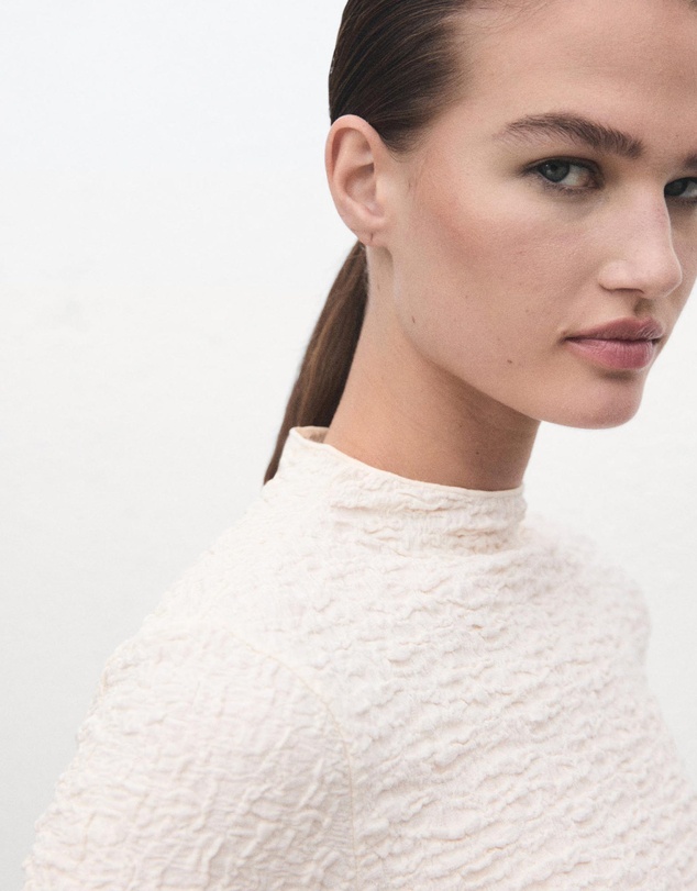 M.N.G - Textured Crepe Top