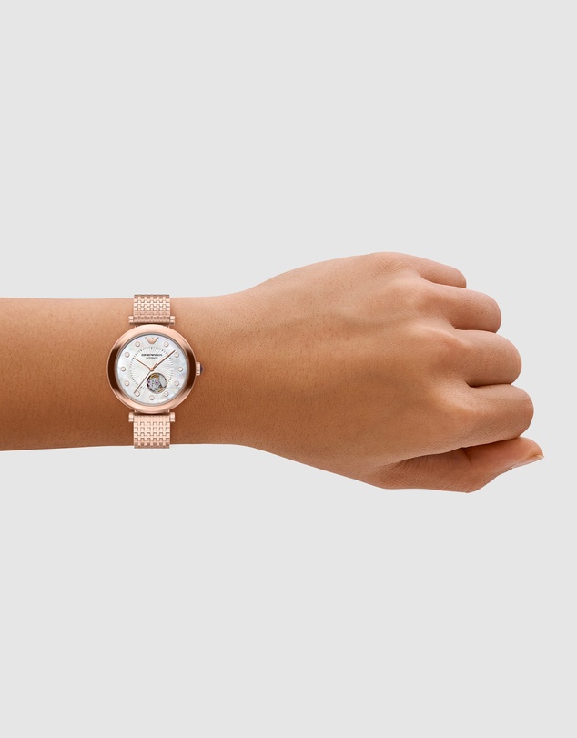 Emporio Armani - Rose Gold Analogue Watch