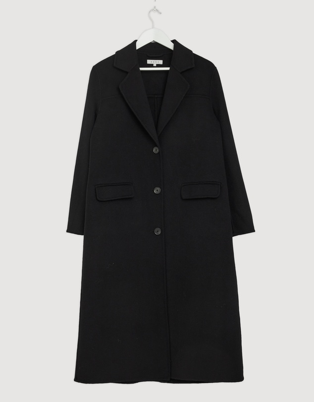 Revibe - Repaired AERE Orla Double Faced Wool Coat - AU 16